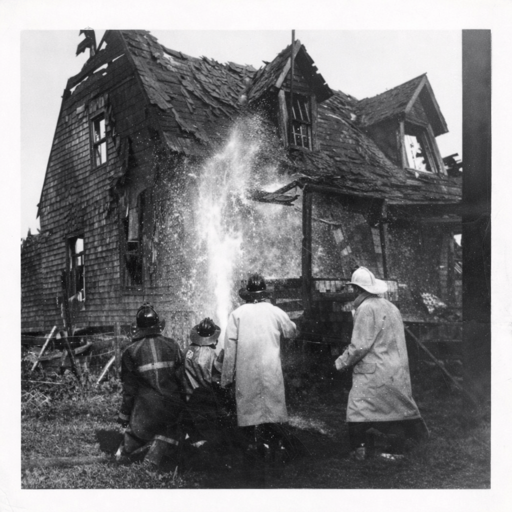 The fire at Mill Street in Perry's Mills